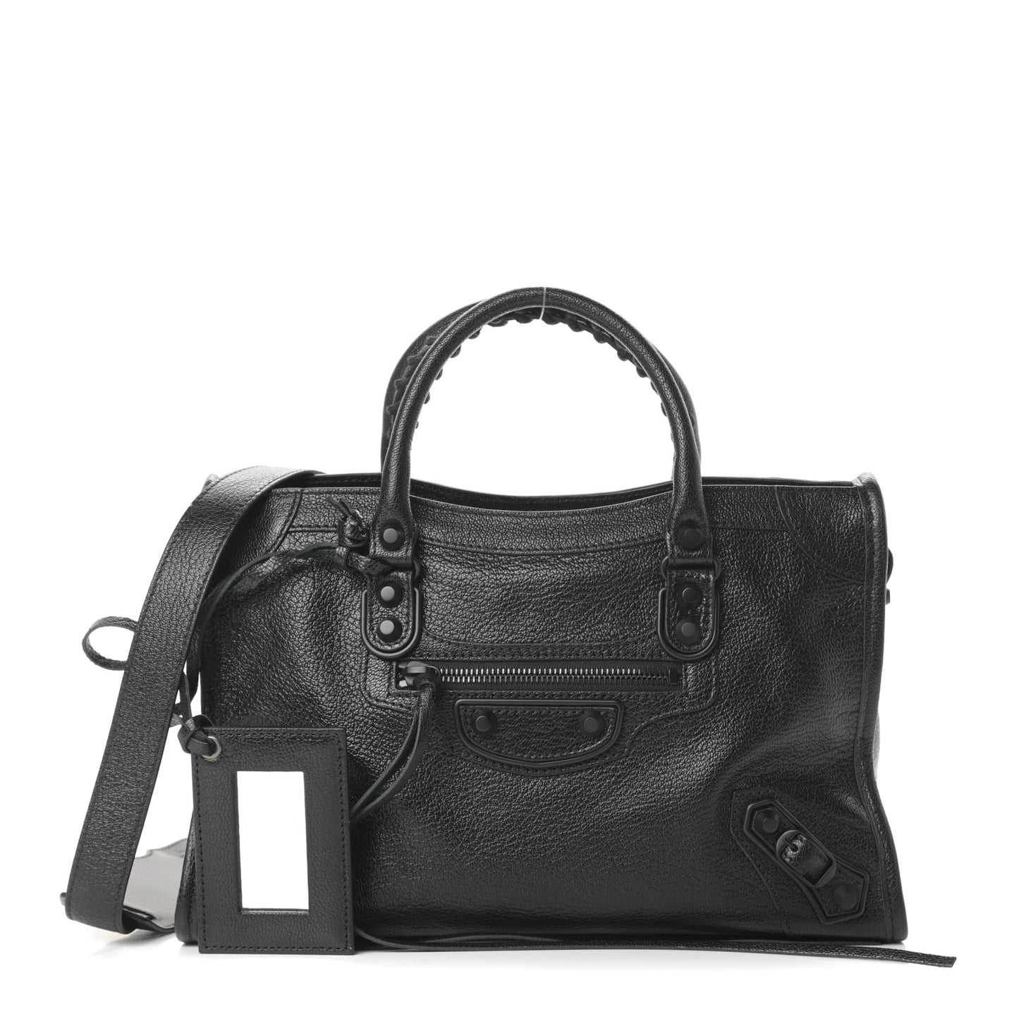Chevre Black Metallic Edge Hardware S City Black