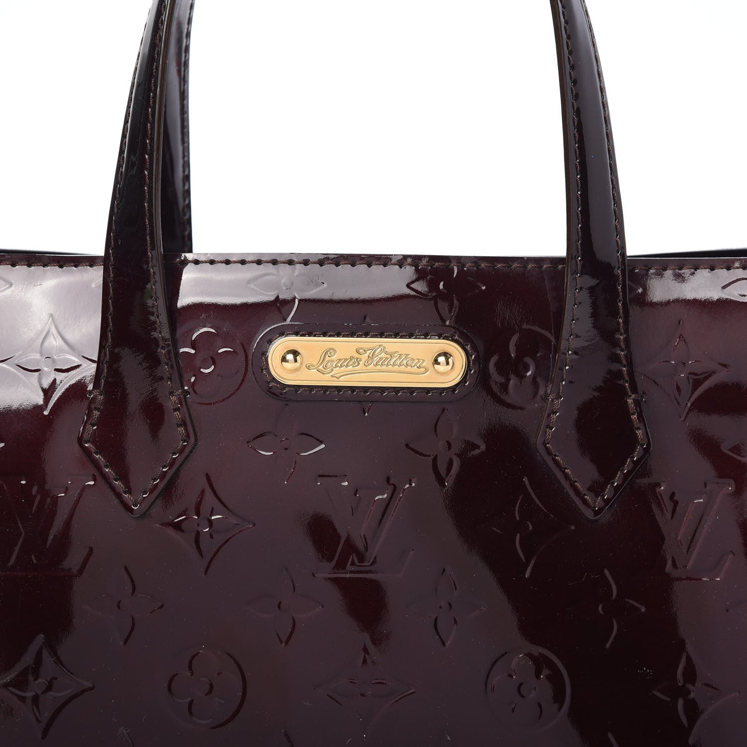 Louis Vuitton Vernis Wilshire PM Amarante 9 of 9