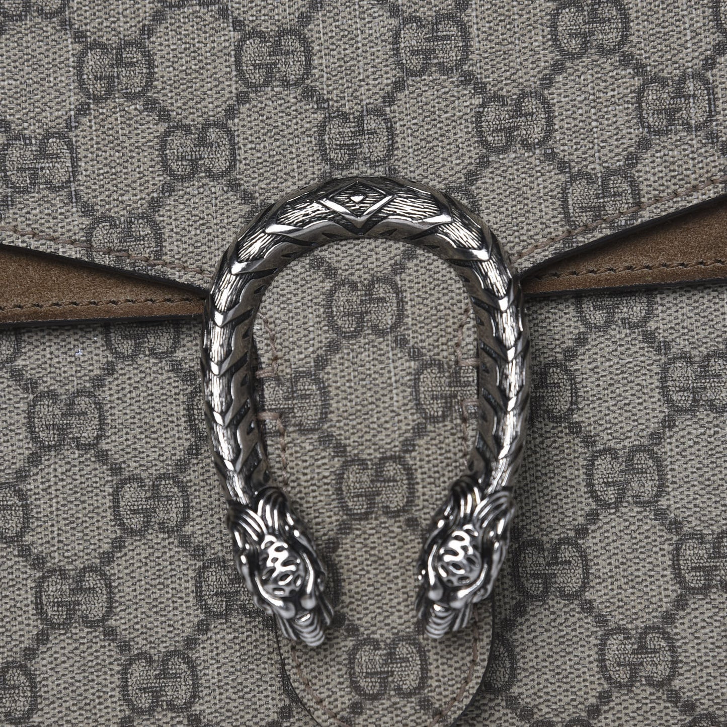 GG Supreme Monogram Small Dionysus Shoulder Bag Taupe
