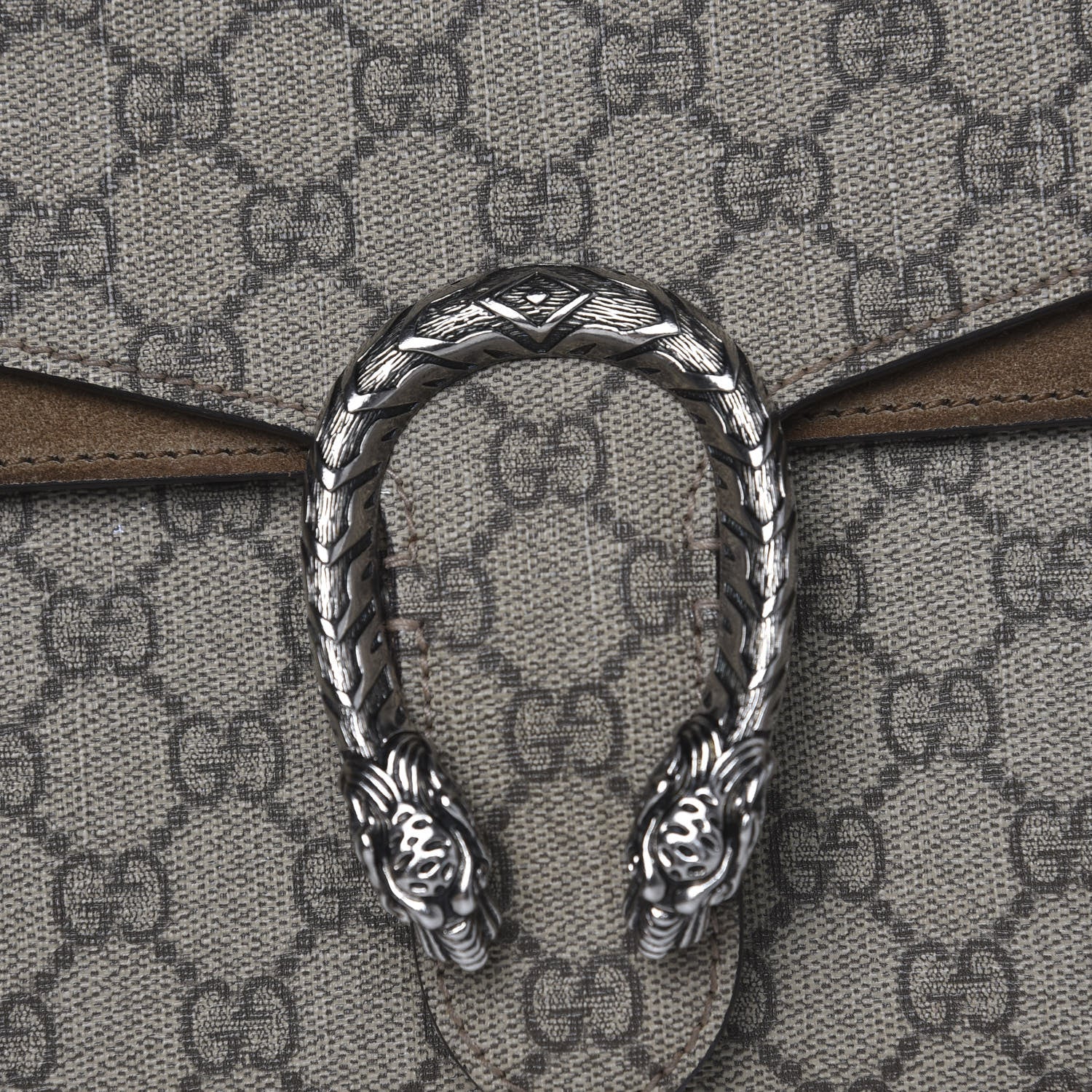 Gucci GG Supreme Monogram Small Dionysus Shoulder Bag Taupe 12 of 16