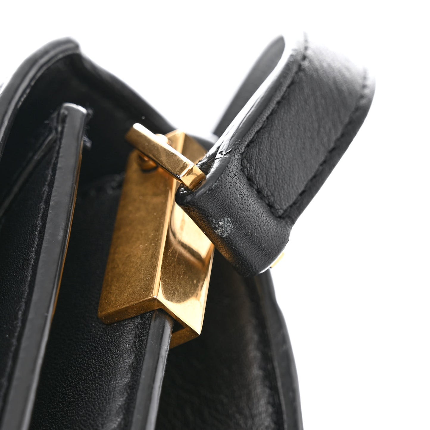 Suede Smooth Calfskin Monogram Medium Solferino Soft Satchel Black