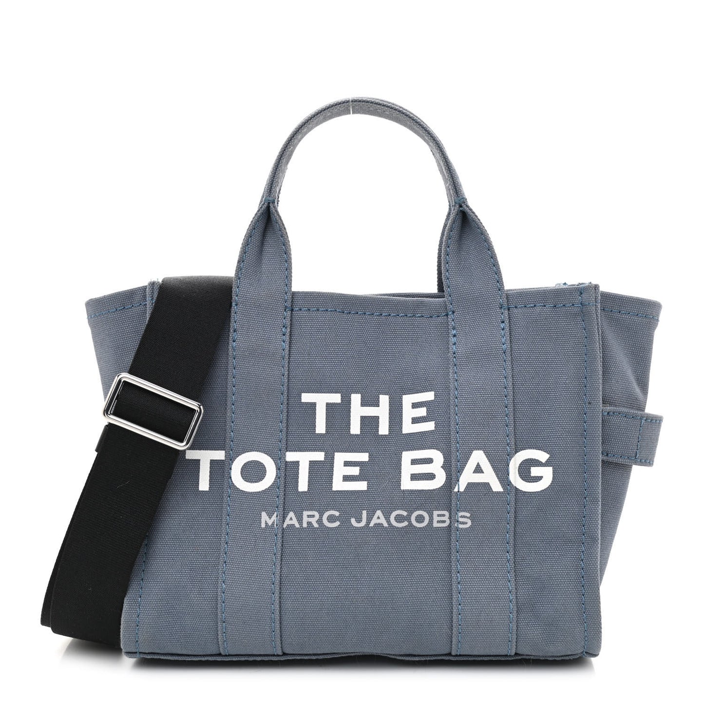 Cotton Canvas Mini The Tote Bag Blue Shadow