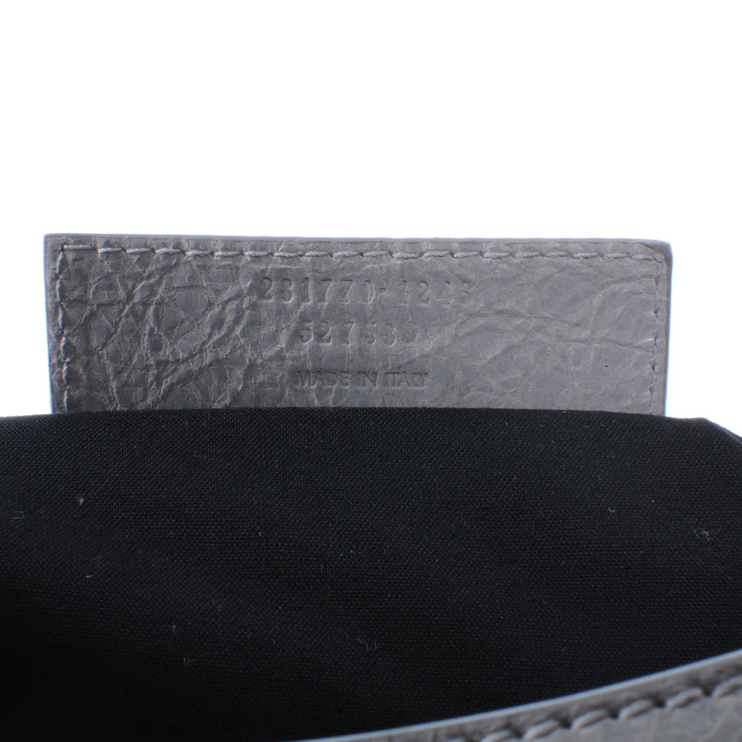 Agneau Giant 12 Silver Hardware City Gris Ciment