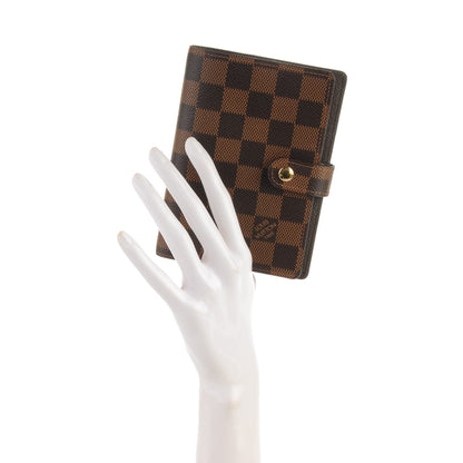 Louis Vuitton Damier Ebene Small Ring Agenda Cover 2 of 7