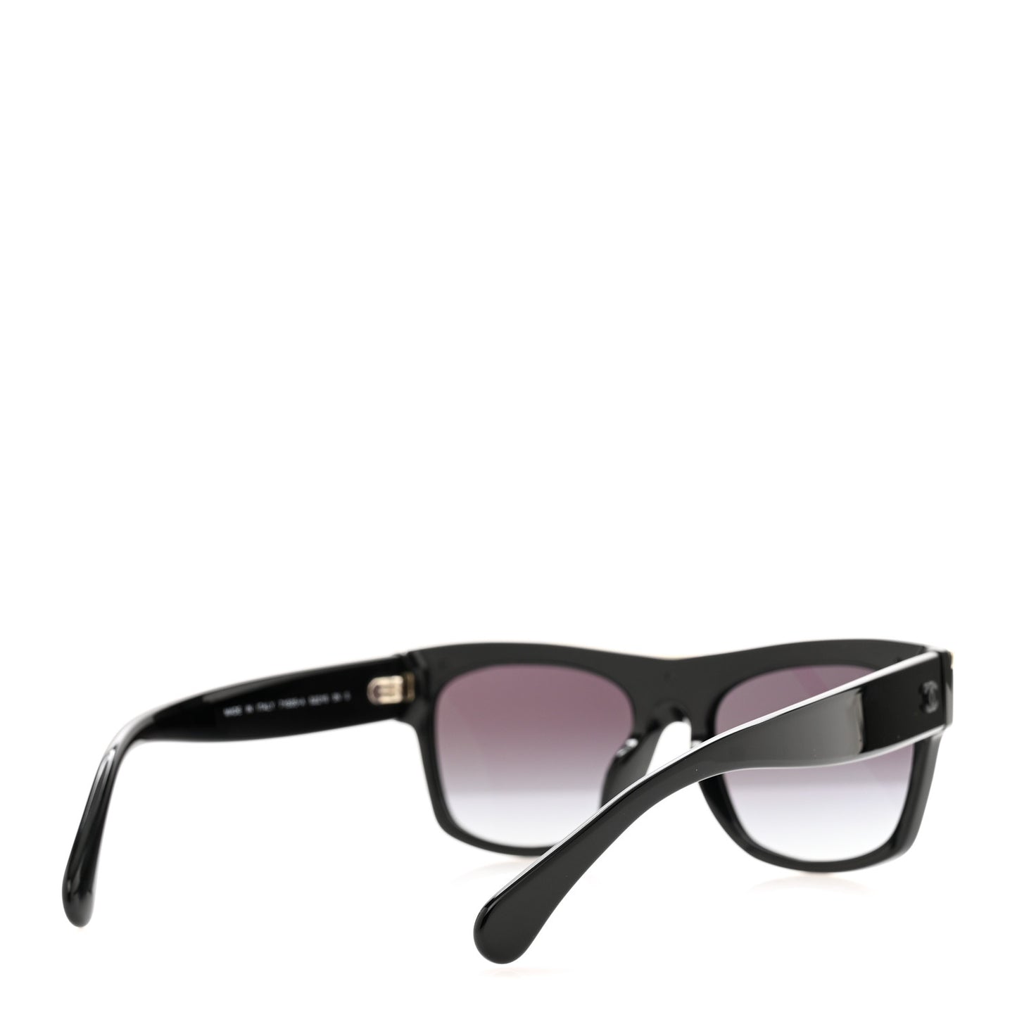 Acetate Square Sunglasses 71505-A Black Grey