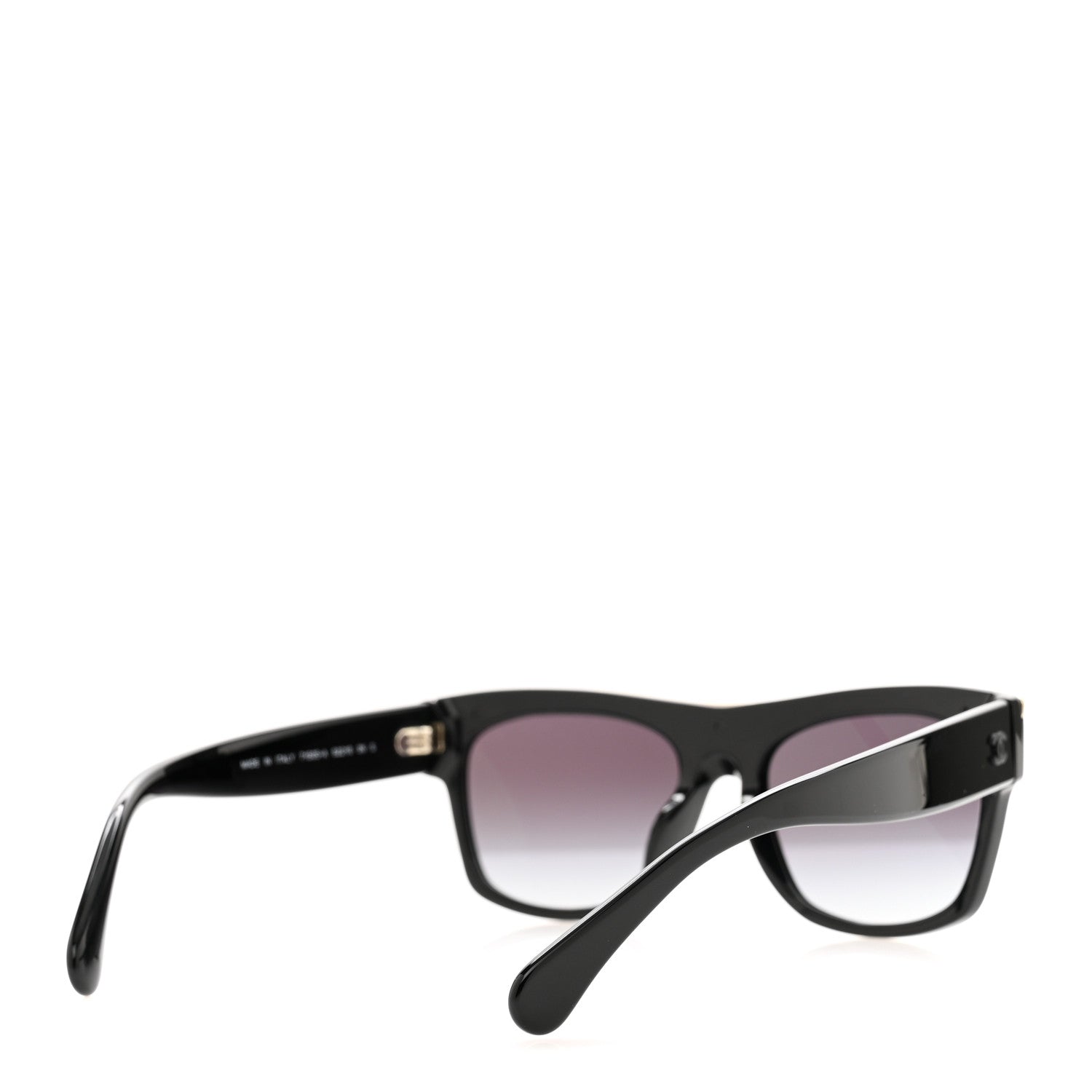 Chanel Acetate Square Sunglasses 71505-A Black Grey 4 of 6