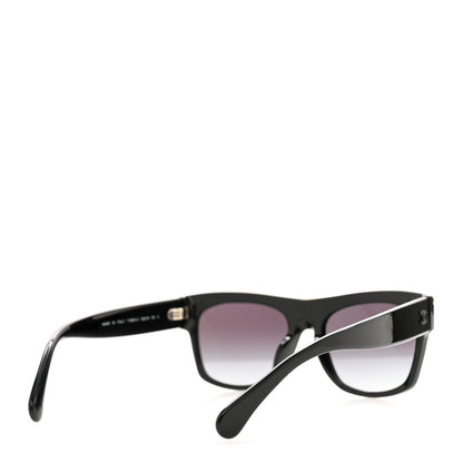 Chanel Acetate Square Sunglasses 71505-A Black Grey 4 of 6