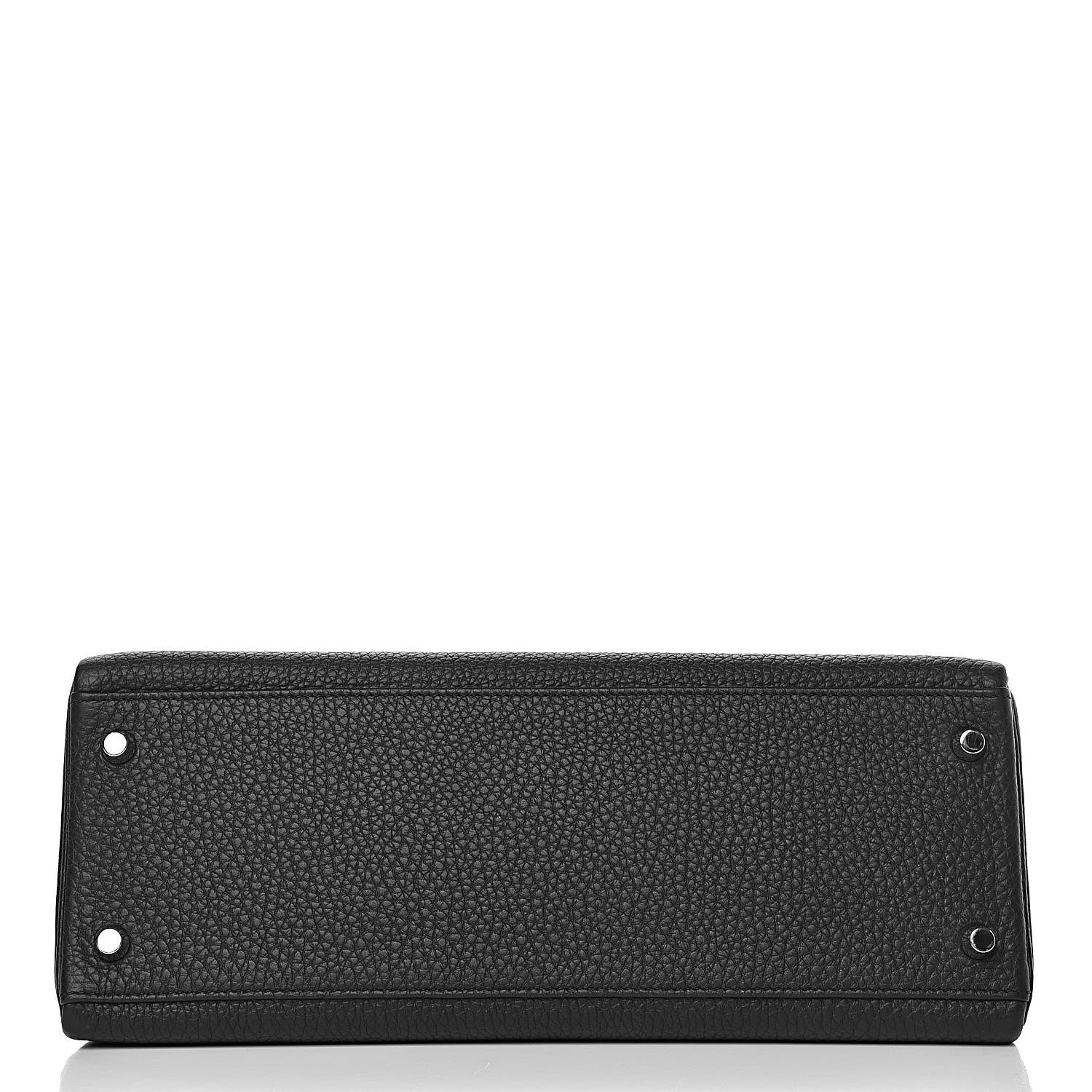 Hermes Togo Matte Alligator Kelly Retourne Touch 32 Black 39 of 42