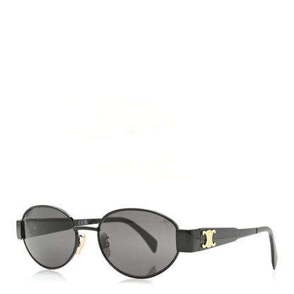Celine Metal Triomphe 01 Sunglasses CL40235U Black Smoke 1 of 7