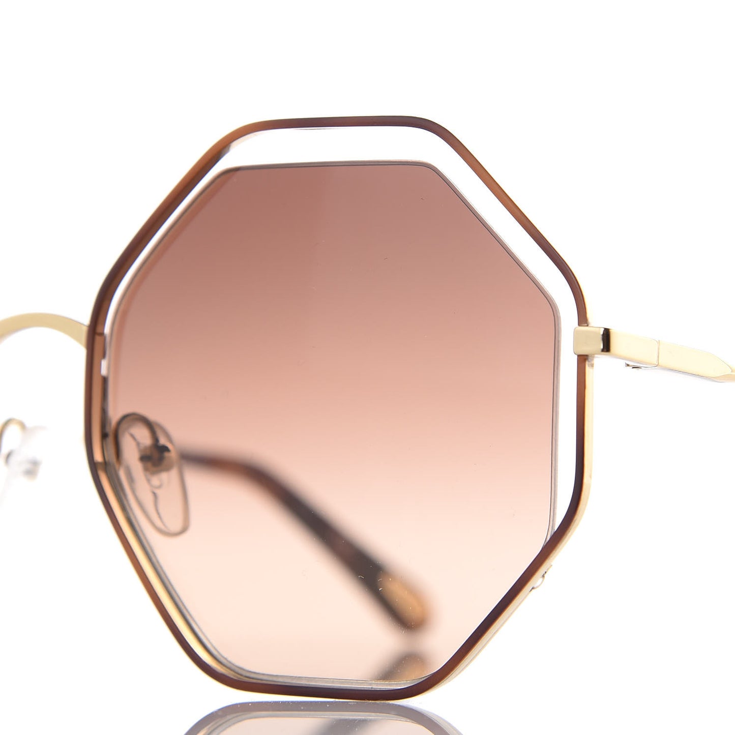 Octagonal Sunglasses CE132S Gold