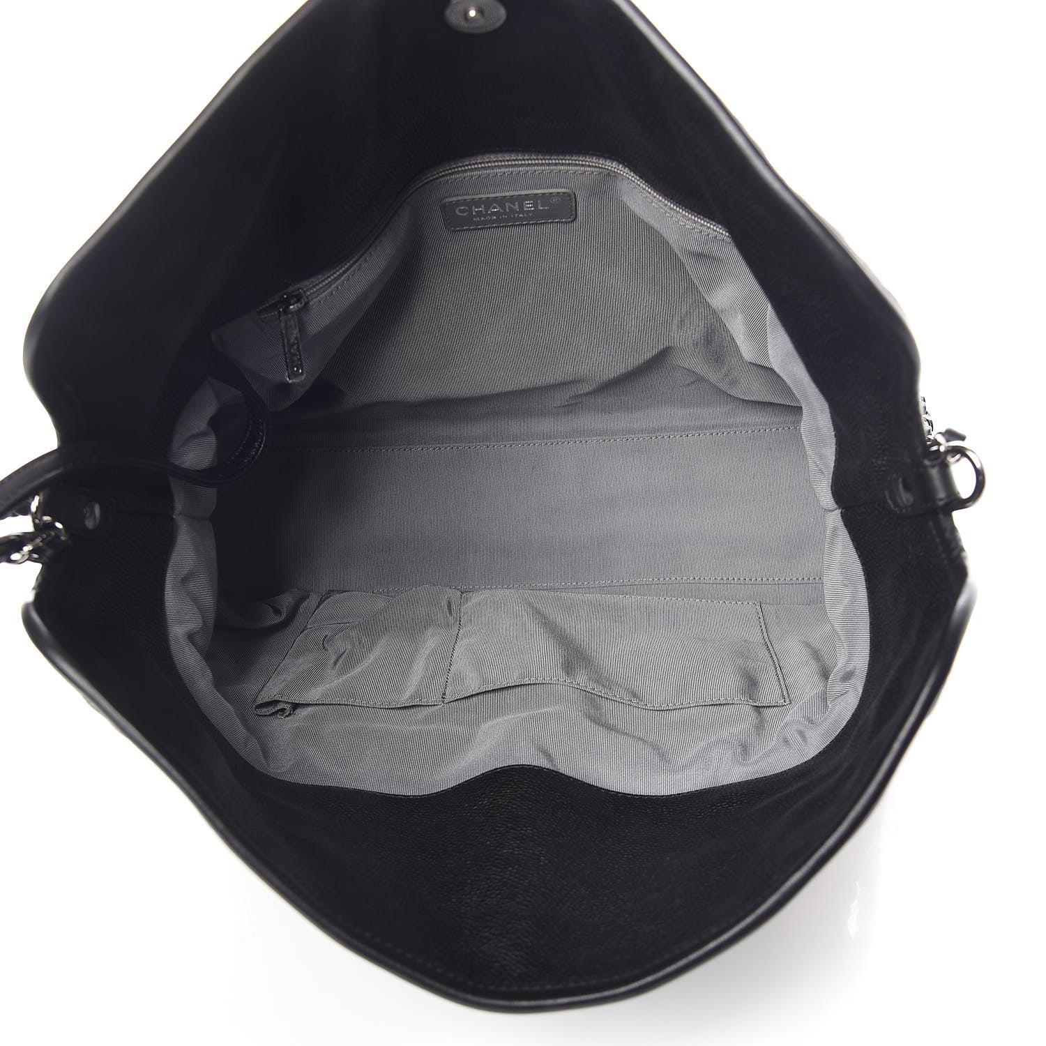Chanel Caviar Quilted French Riviera Hobo Black 5 of 9
