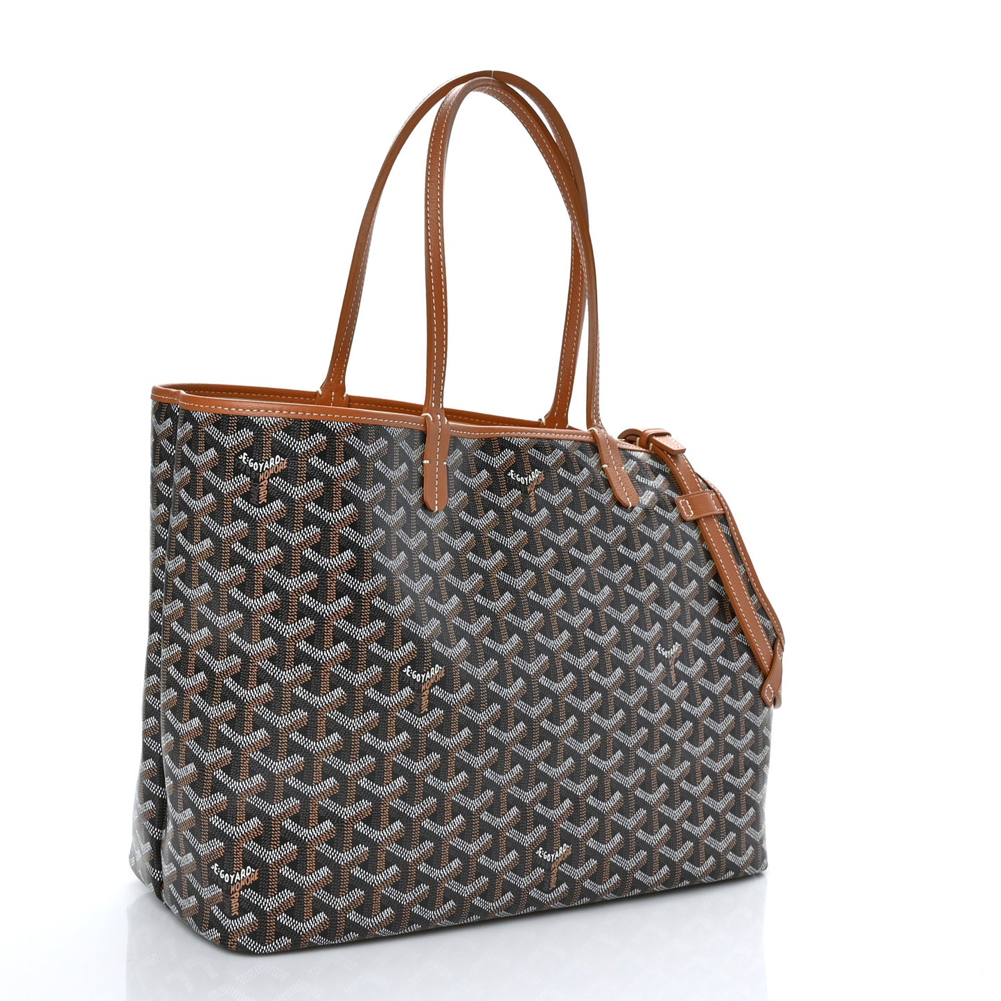 Goyardine Chien Gris Bag Black Gold