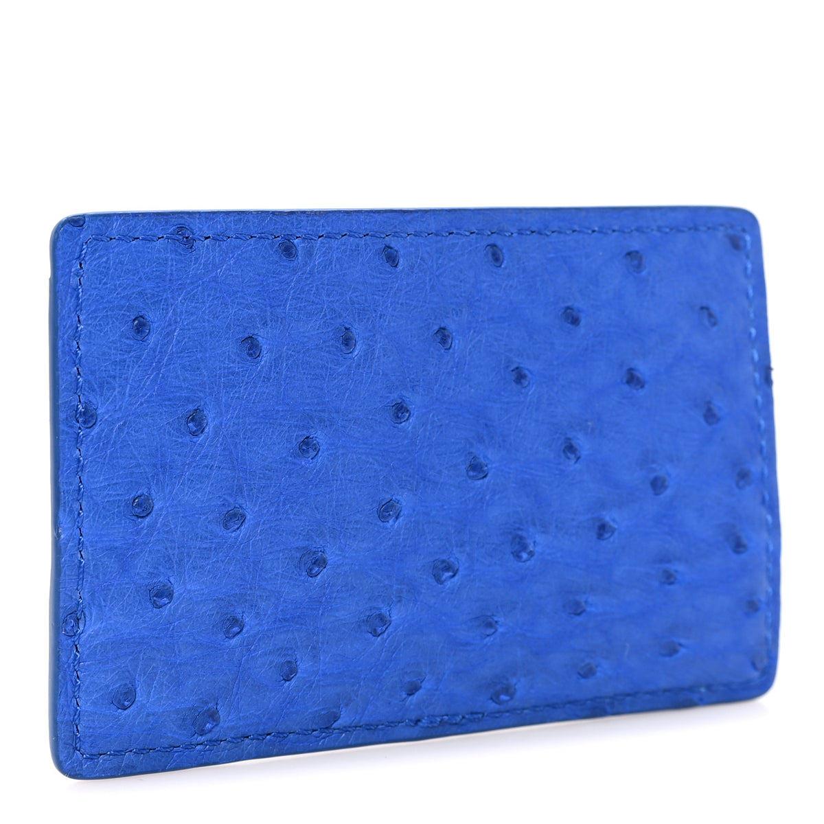Ostrich Card Holder Blue