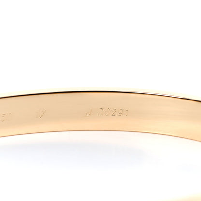 Cartier 18K Yellow Gold LOVE Bracelet 17 5 of 7