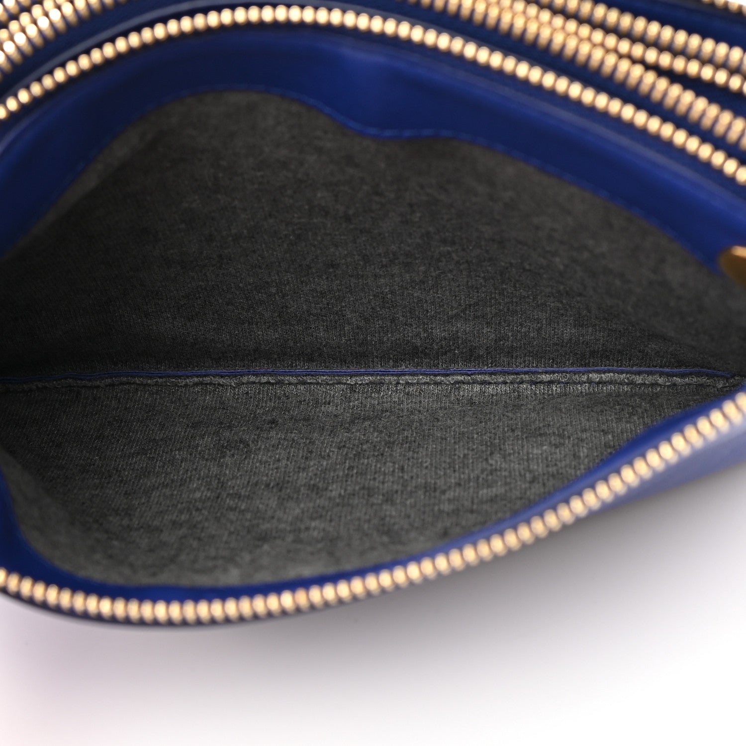 Celine Lambskin Small Trio Crossbody Bag Indigo 7 of 19