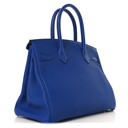 Hermes Togo Birkin 30 Bleu Electrique 3 of 12