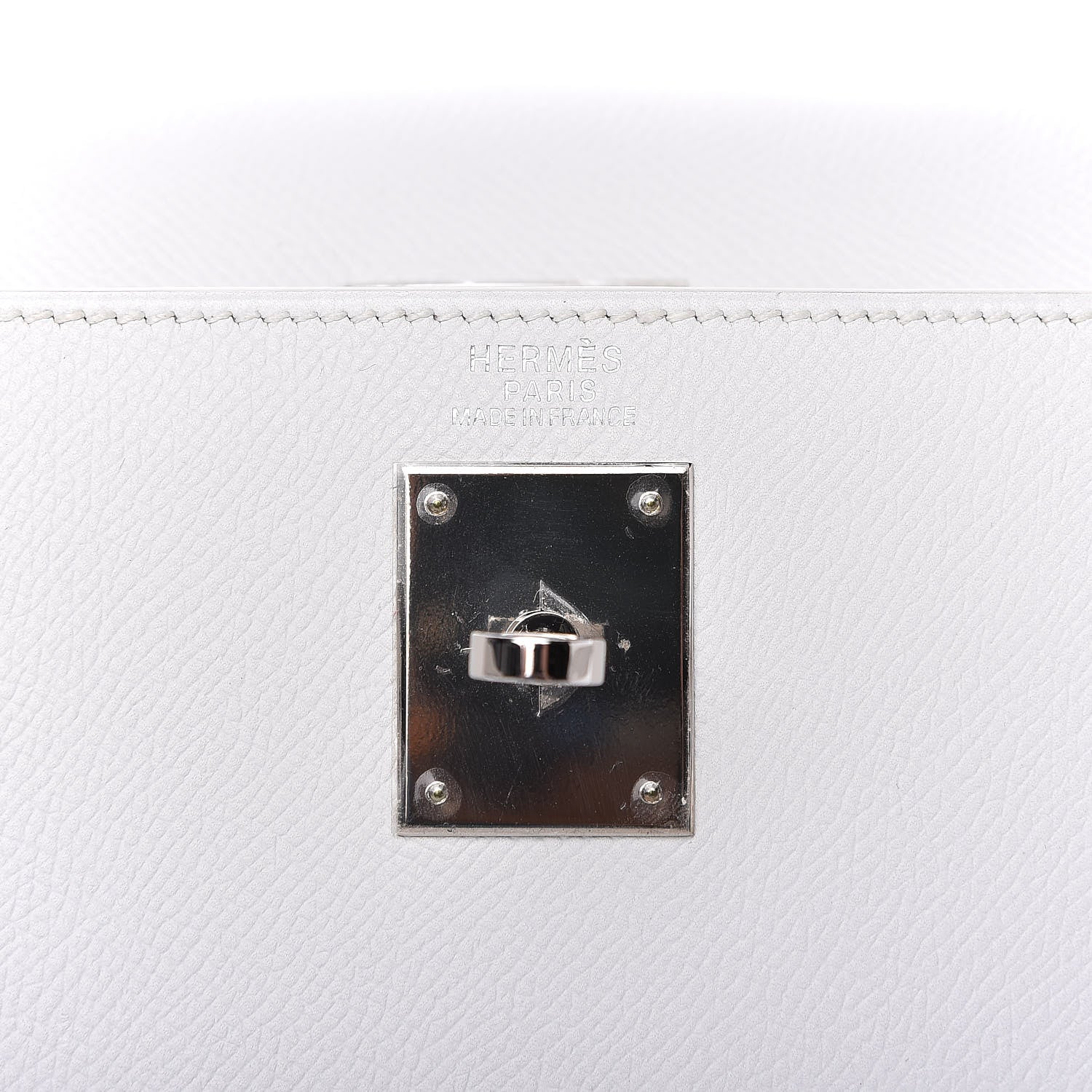 Hermes Epsom Kelly Sellier 32 White 8 of 11
