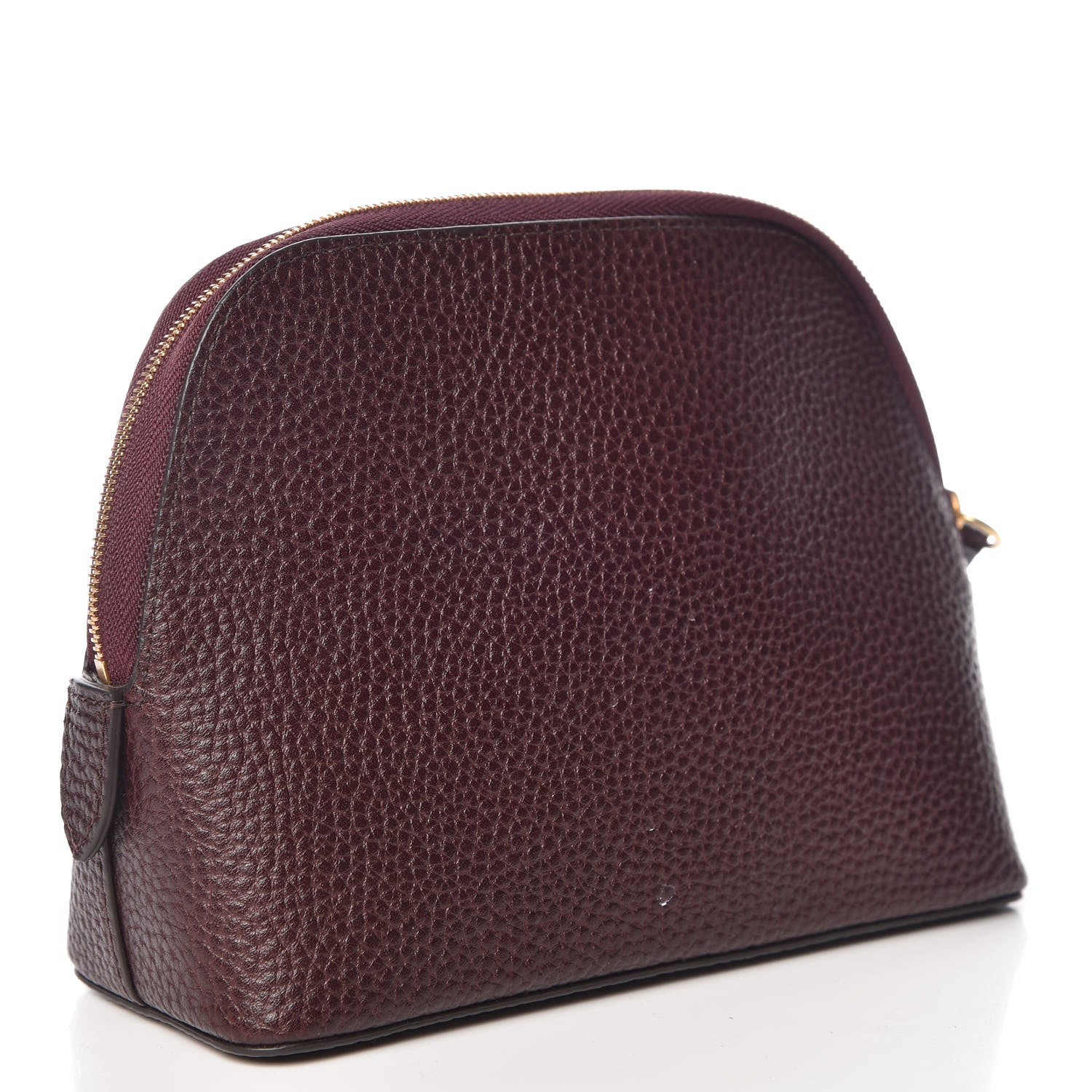 Mulberry Natural Grain Leather Cosmetic Pouch Oxblood 3 of 10