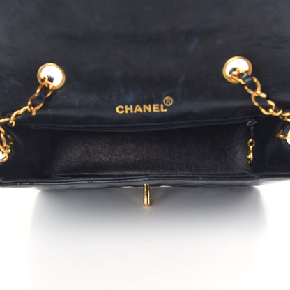 Chanel Patent Quilted Small Single Flap Bag Black 4 of 9
