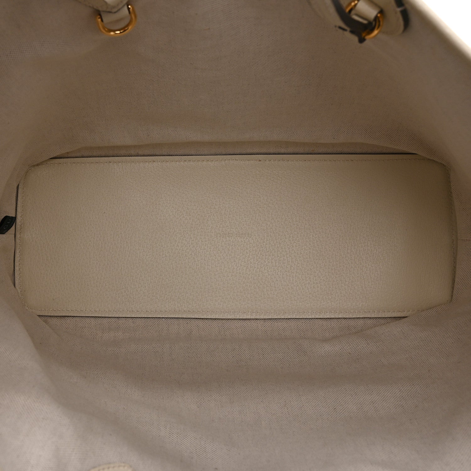 Gucci Textured Dollar Calfskin Medium Ophidia Shoulder Tote Bag  Mystic White 5 of 11