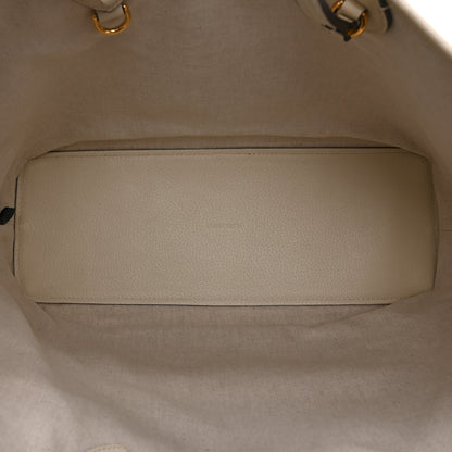 Gucci Textured Dollar Calfskin Medium Ophidia Shoulder Tote Bag  Mystic White 5 of 11