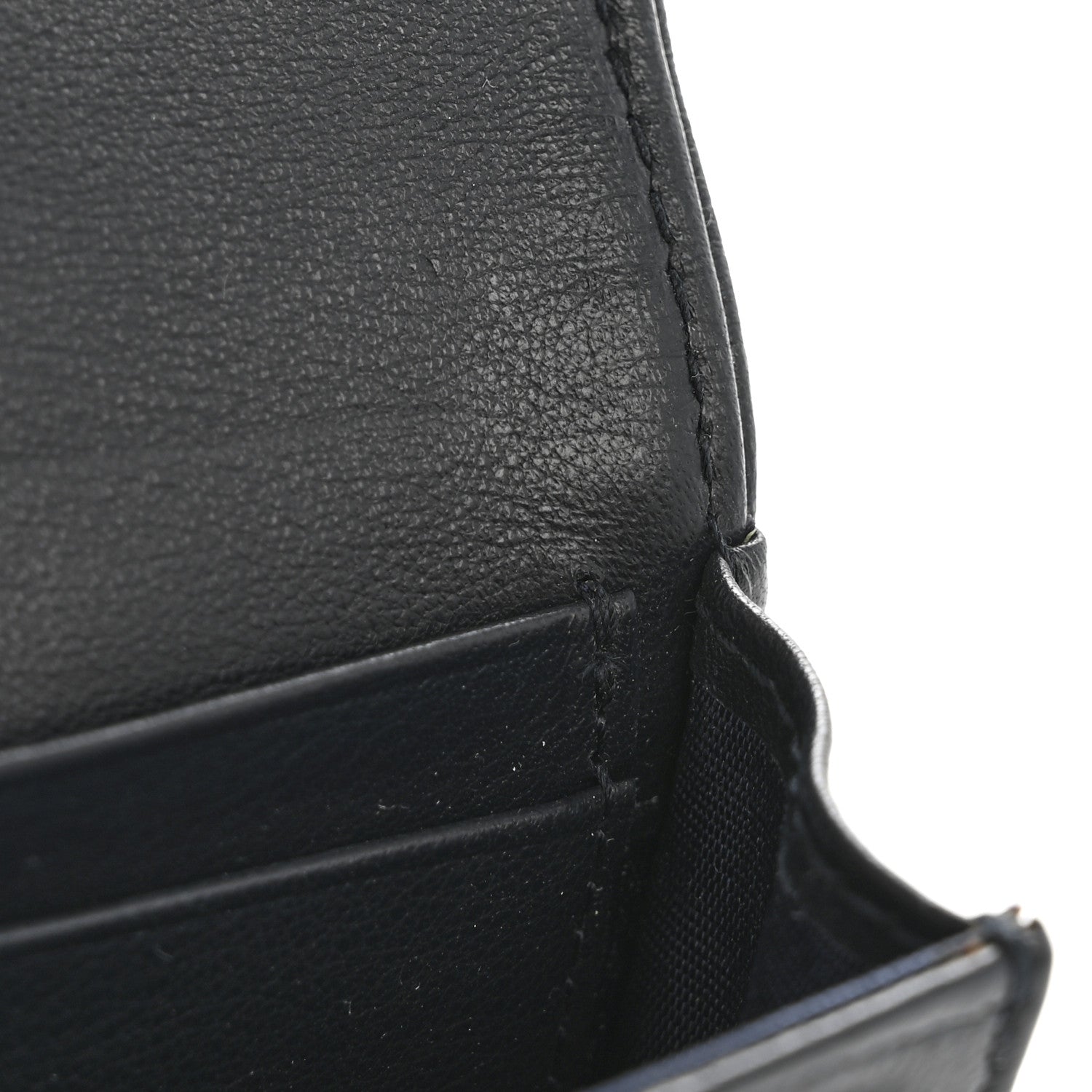 Christian Dior Oblique Saddle Card Holder Blue 8 of 11