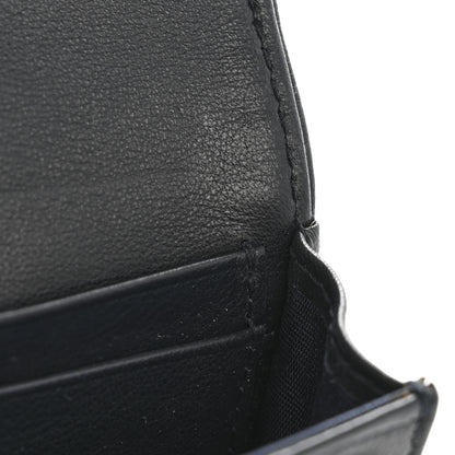 Christian Dior Oblique Saddle Card Holder Blue 8 of 11