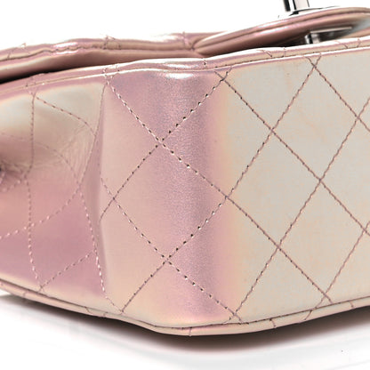 Chanel Iridescent Calfskin Quilted Mini Square Flap Pink 5 of 8