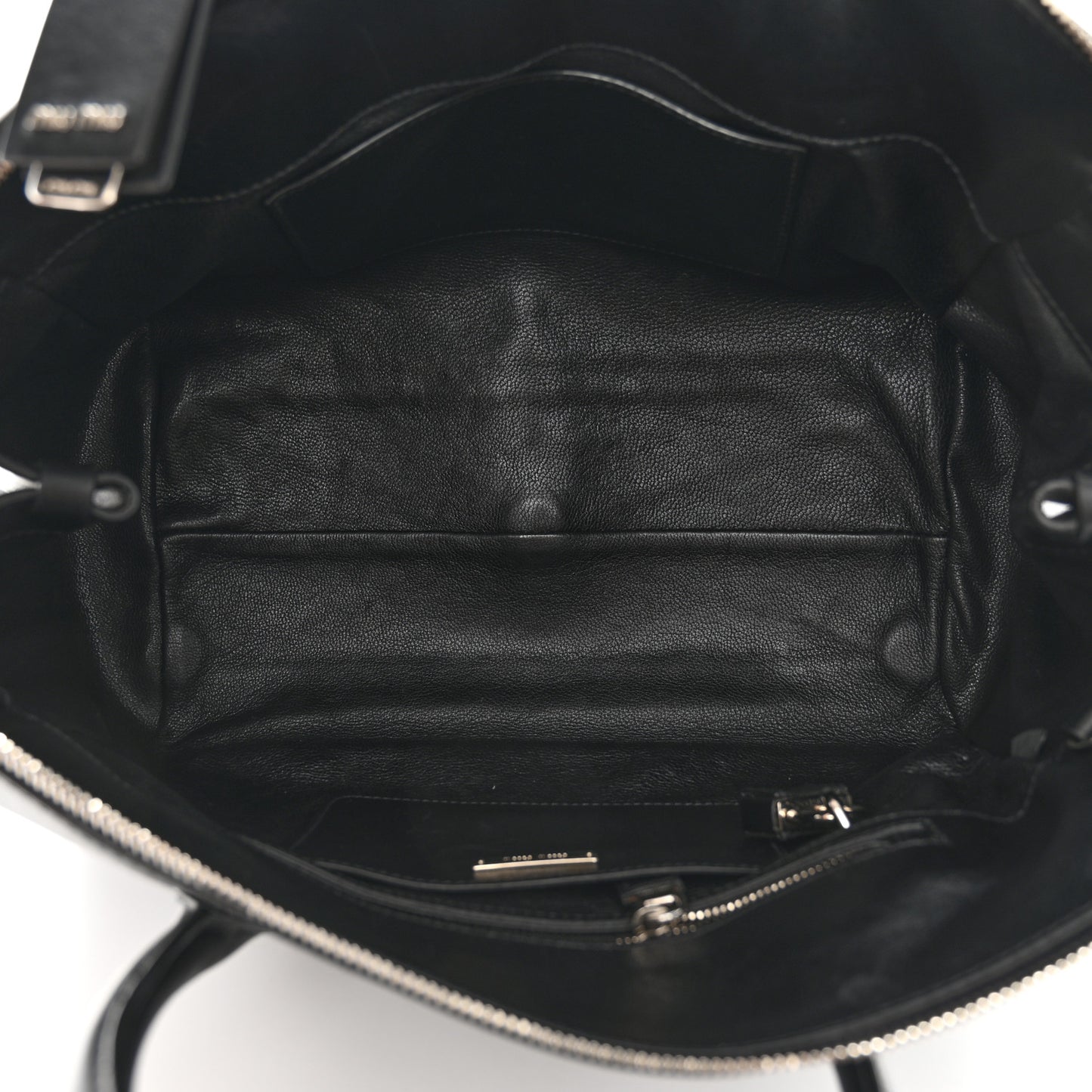 Soft Calfskin Top Handle Satchel Black