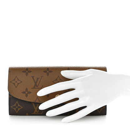 Louis Vuitton Reverse Monogram Emilie Wallet 2 of 10