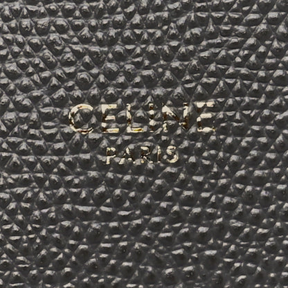 Celine Grained Calfskin Small Vertical Cabas Kohl 6 of 9