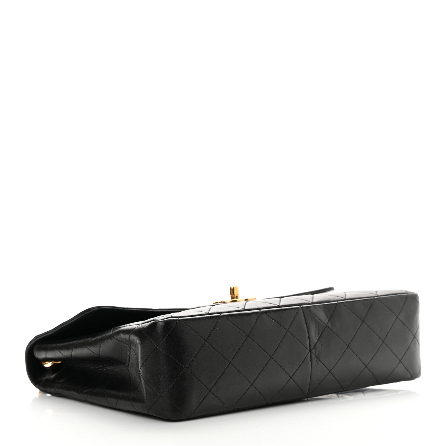 Chanel Lambskin Quilted Jumbo Single Flap Black 3 of 19