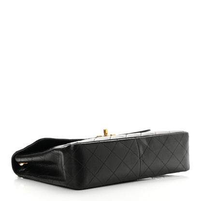 Chanel Lambskin Quilted Jumbo Single Flap Black 3 of 19