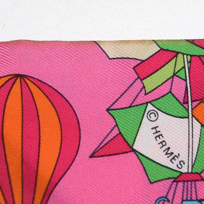 Hermes Silk Les Folies Du Ciel Twilly 6 of 6