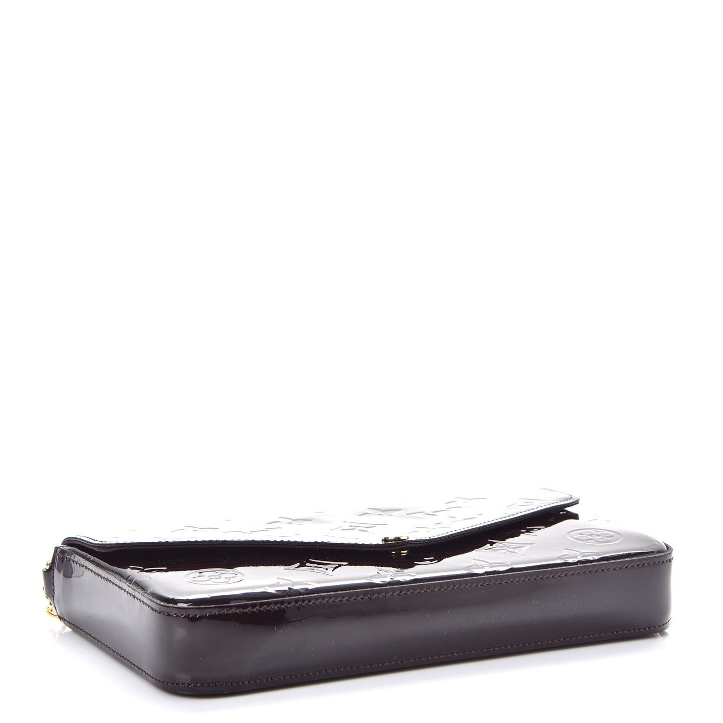 Vernis Pochette Felicie Chain Wallet Amarante
