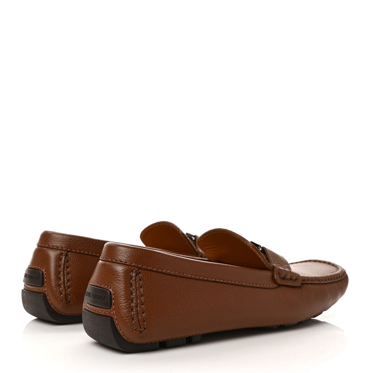 Calfskin Mens Monte Carlo Car Shoe Moccasin Loafers 8.5 Brown