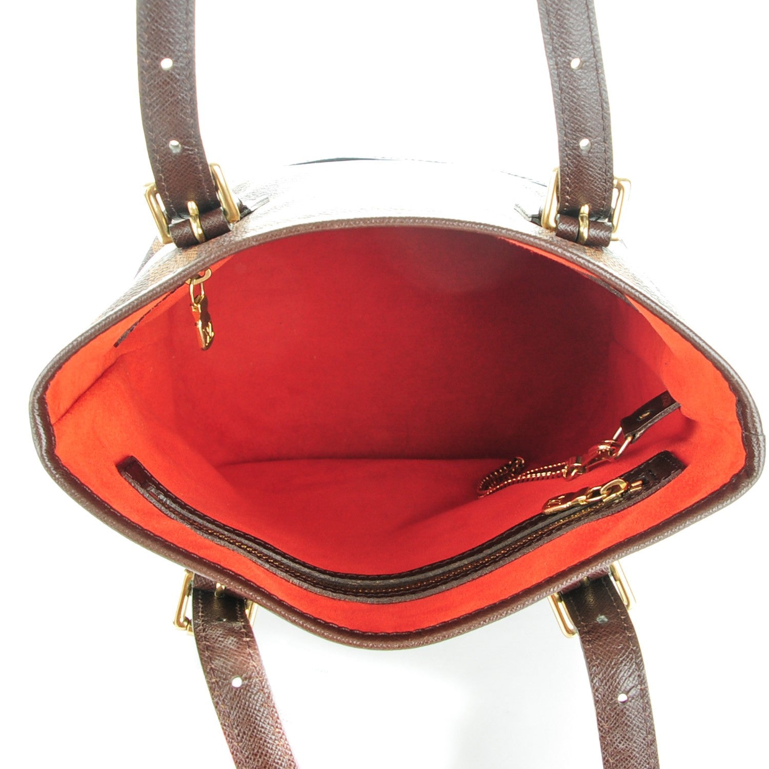 Louis Vuitton Damier Ebene Marais Bucket 23 5 of 7