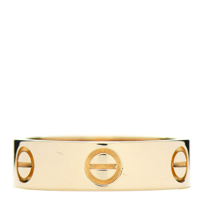 Cartier 18K Yellow Gold 5.5mm LOVE Ring 55 7.25 1 of 4