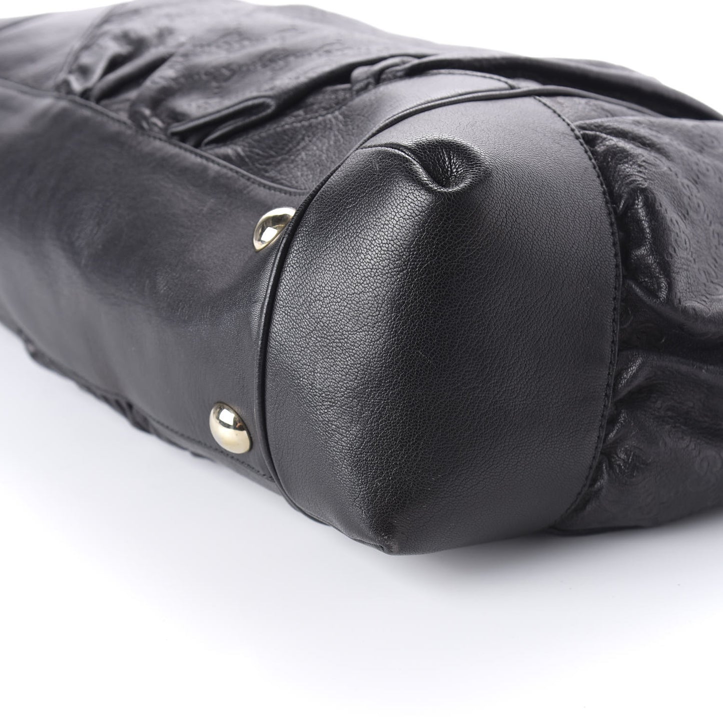 Guccissima Large Full Moon Tote Black