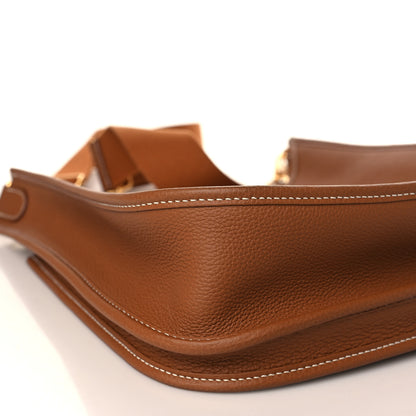 Hermes Taurillon Maurice Evelyne III PM Gold 7 of 9