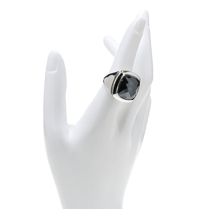 David Yurman Sterling Silver Hematine 17mm Albion Ring 54 6.75 2 of 5