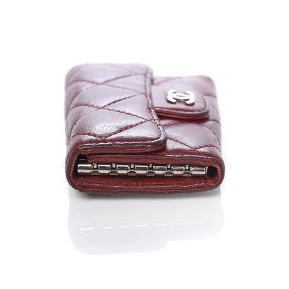 Chanel Lambskin Quilted 6 Key Holder Red 11 of 12