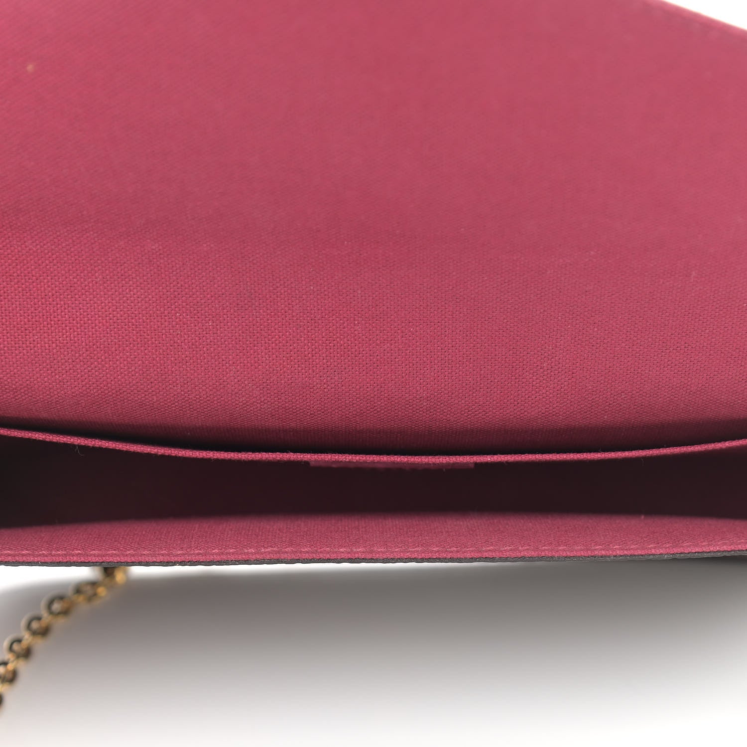 Louis Vuitton Monogram Pochette Felicie Chain Wallet Fuchsia 13 of 14