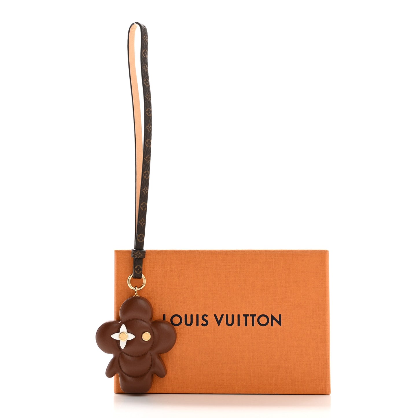 Monogram Vivienne Xmas Bag Charm Key Holder Brown