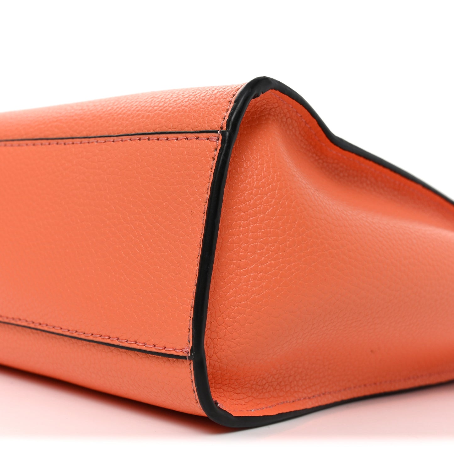 Calfskin Mini Grind Tote Bag Orange