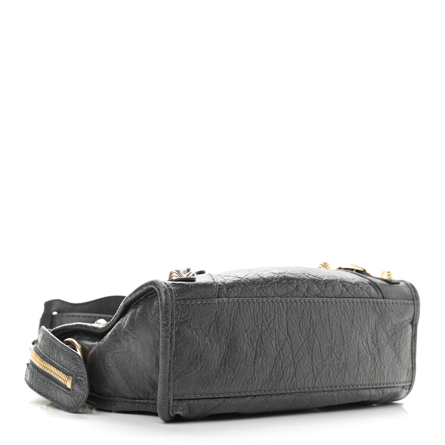 Agneau Giant 12 Gold Hardware Mini City Gris Fossile