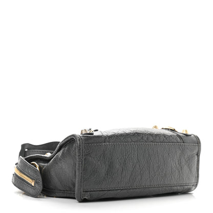 Balenciaga Agneau Giant 12 Gold Hardware Mini City Gris Fossile 4 of 20
