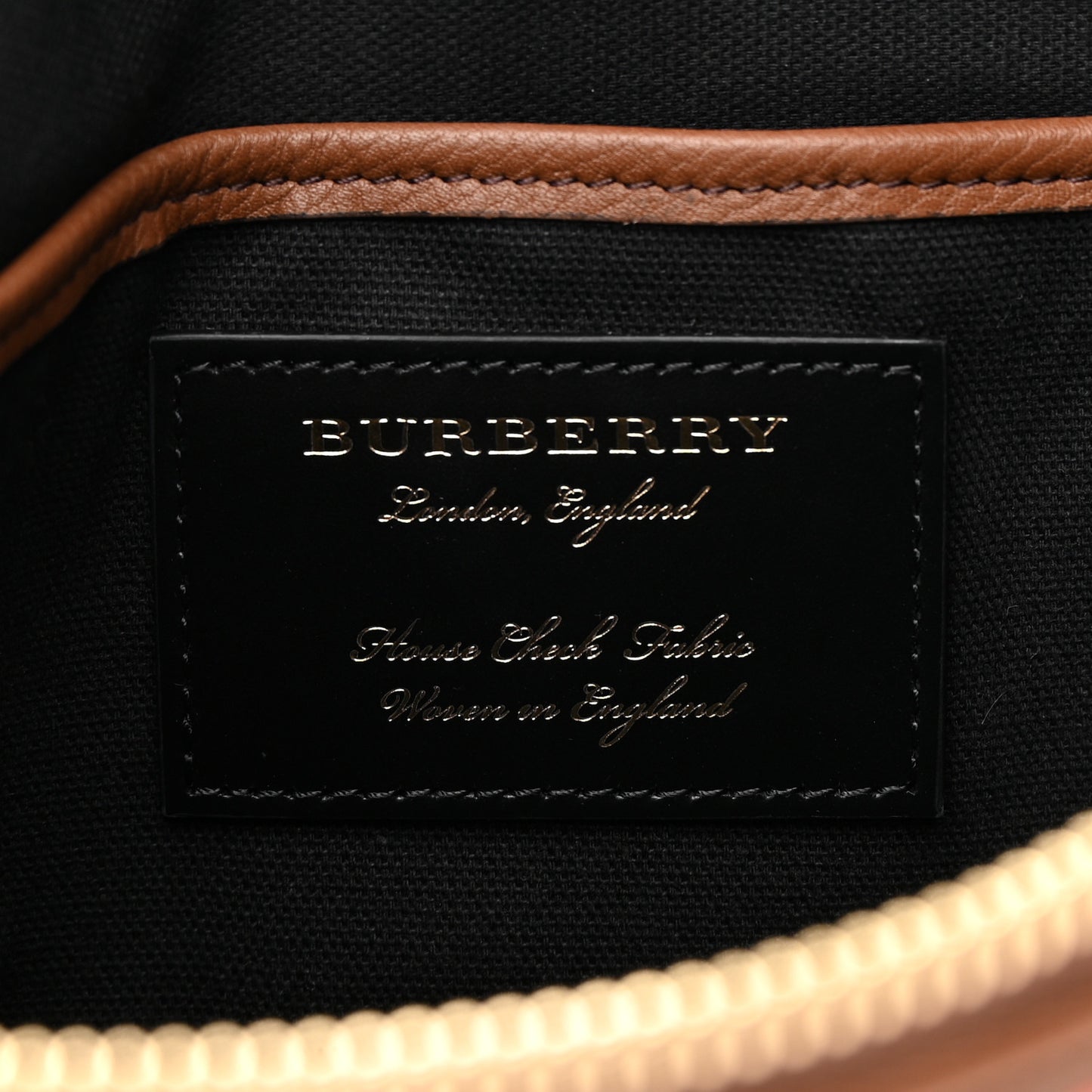 Derby House Check Abingdon Convertible Clutch Tan