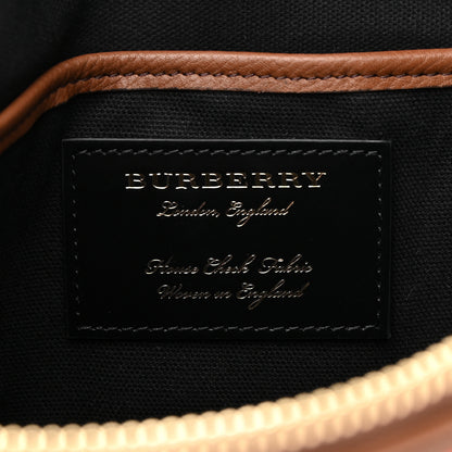 Burberry Derby House Check Abingdon Convertible Clutch Tan 6 of 10