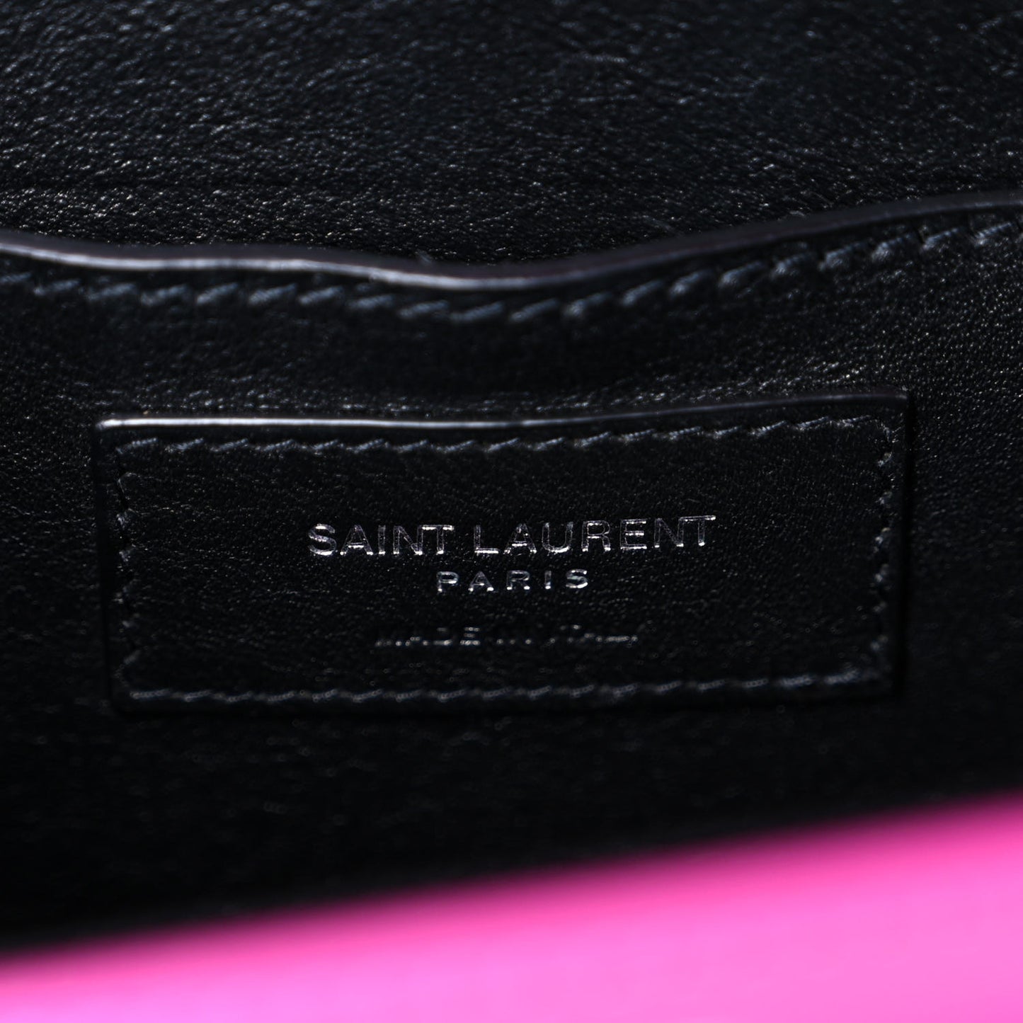 Box Calfskin Monogram Medium Solferino Satchel Fuchsia